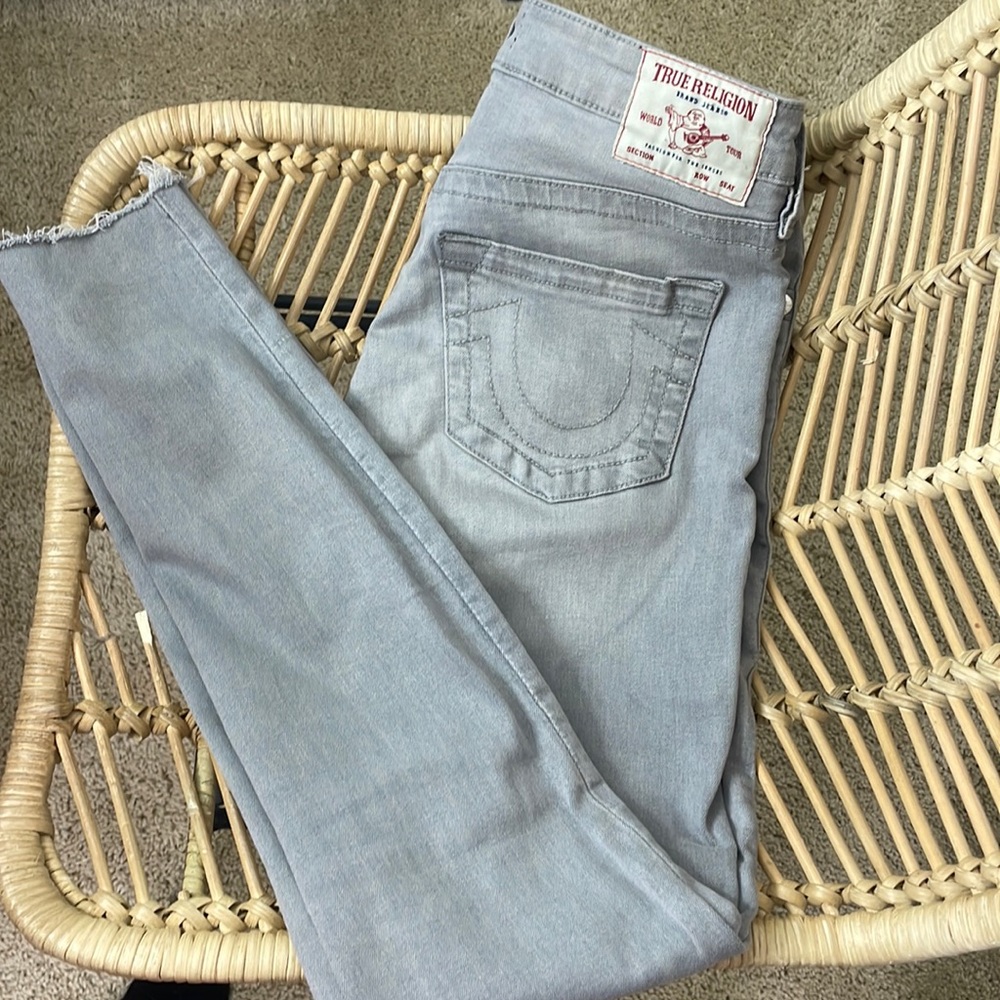 True Religion Jennie Curvy Jeans 26 mid rise skinny
